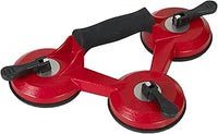 Ventosa Tripla RUBI 66904 - Sollevatore Professionale per Superfici Lisce
