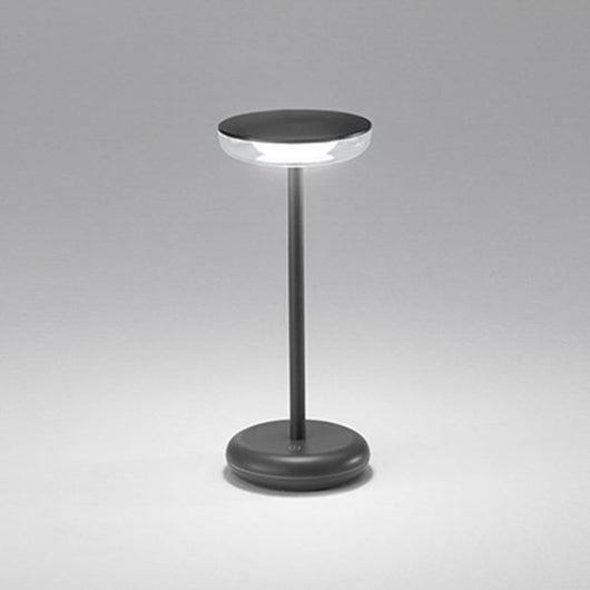 LAMPADA DA TAVOLO A LED RICARICABILE GRIGIO SCURO LUCE CALDA 3000K SOAP PERENZ