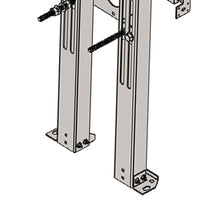 Supporto universale x wc bidet sospesi per interasse cm 60