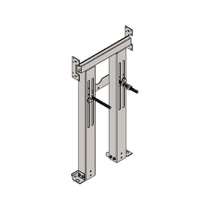 Supporto universale x wc bidet sospesi per interasse cm 40