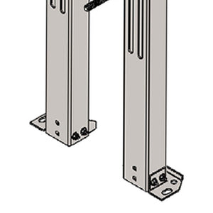 Supporto universale x wc bidet sospesi per interasse cm 40