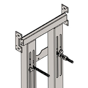 Supporto universale x wc bidet sospesi per interasse cm 40