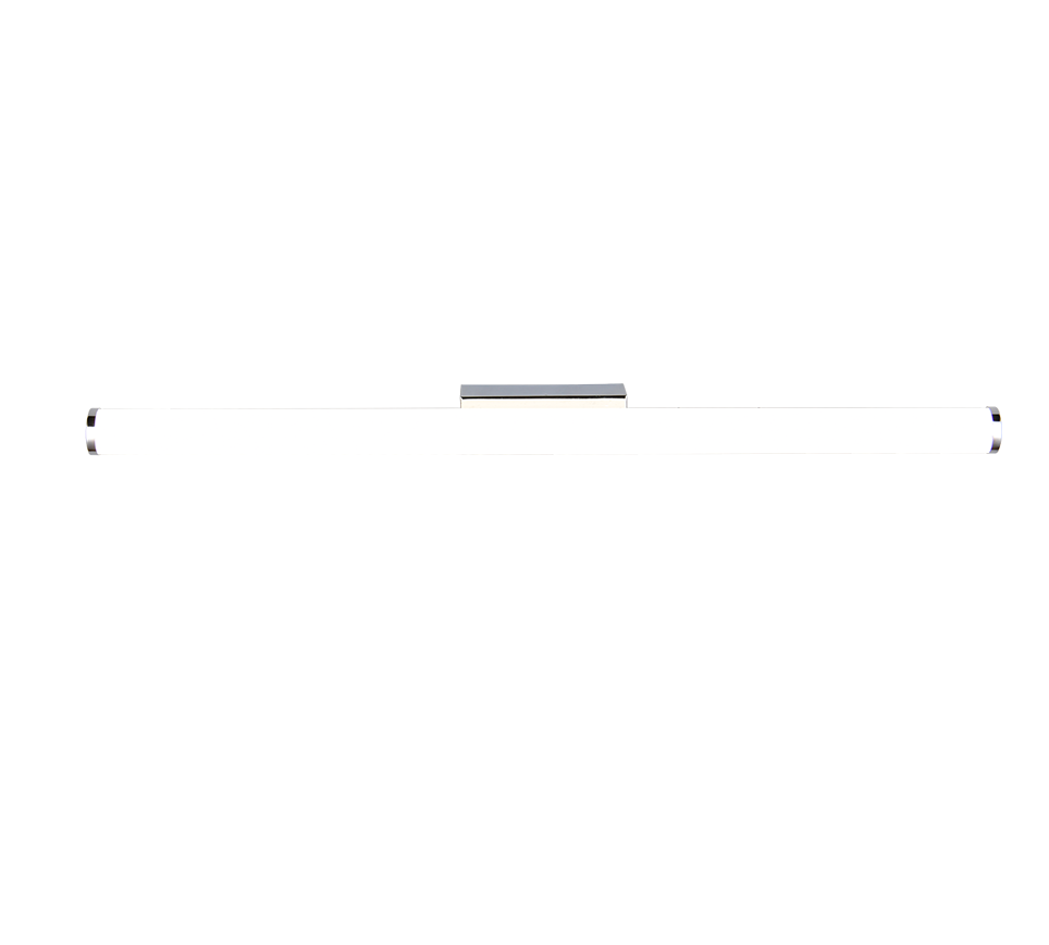 Applique LED, metallo, cromo, 80,5x5,5x0 cm, Mattimo