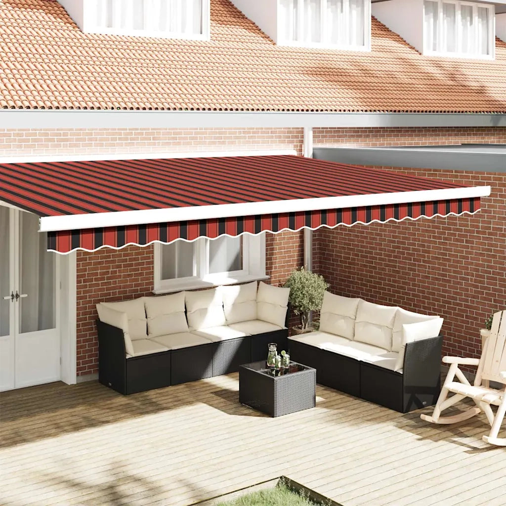 Tenda a Braccio Multicolore 480 x 20 cm Tela 42000699