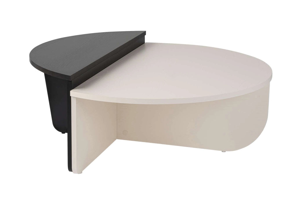 Tavolino in legno "Orion" 90 x 60 x 30 cm - Legno bianco