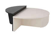Tavolino in legno "Orion" 90 x 60 x 30 cm - Legno bianco