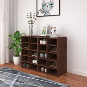 Scarpiera in Legno Multistrato 92x30x67,5 cm Rovere Marrone cod mxl 48966