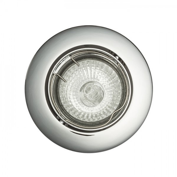 Faretto da incasso TOPIC R inclinabile cromo 230V GU10 50W