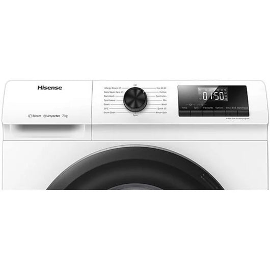 HISENSE WFQP701219VM Lavatrice slim 7kg,classe A,1200rpm,Vapore