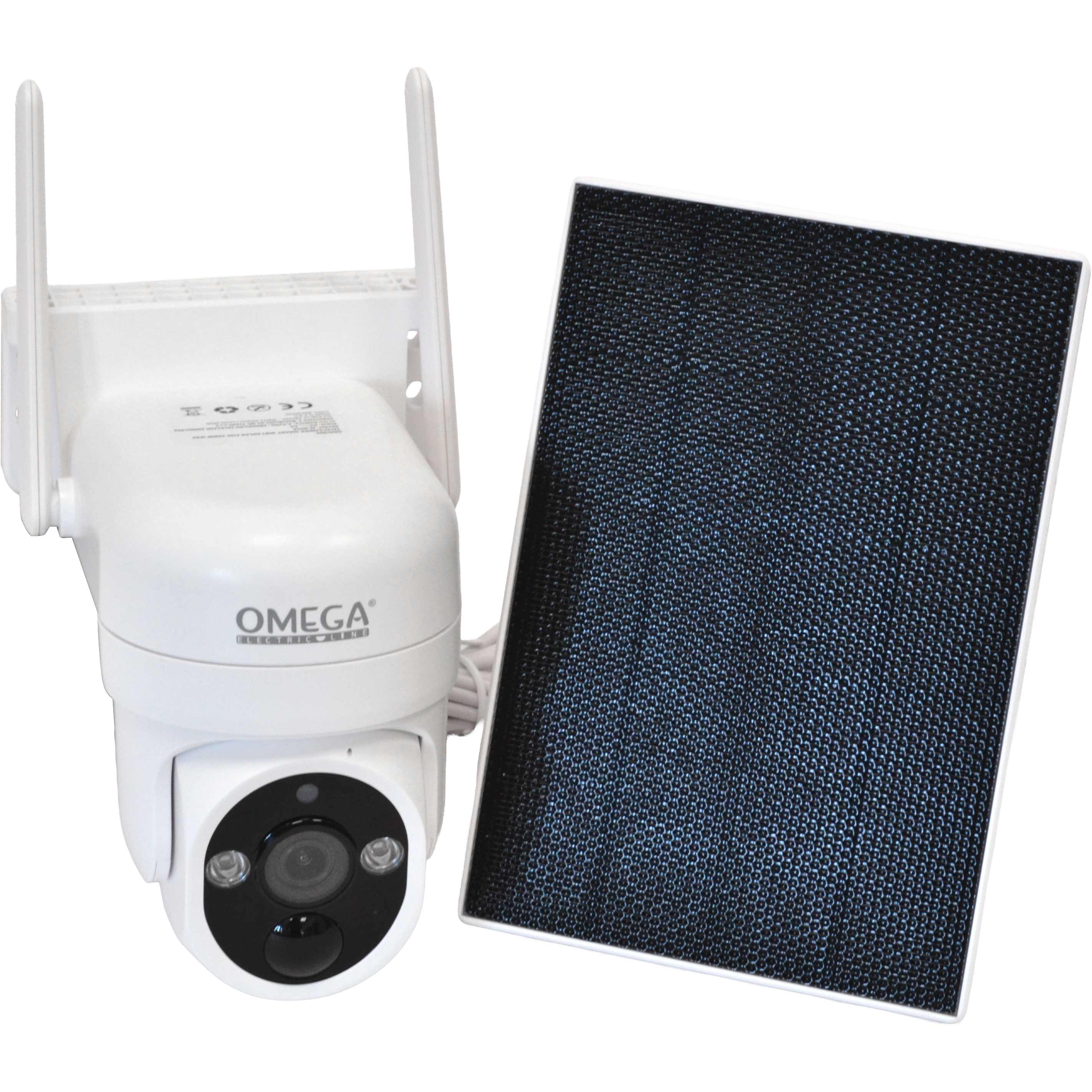 Telecamera Smart WiFi Solare FHD 1080P IP65 da Esterno – Bianca