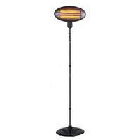 RISCALDATORE DA ESTERNO IN QUARZO 2000W 3LIV. 650/1300/2000W