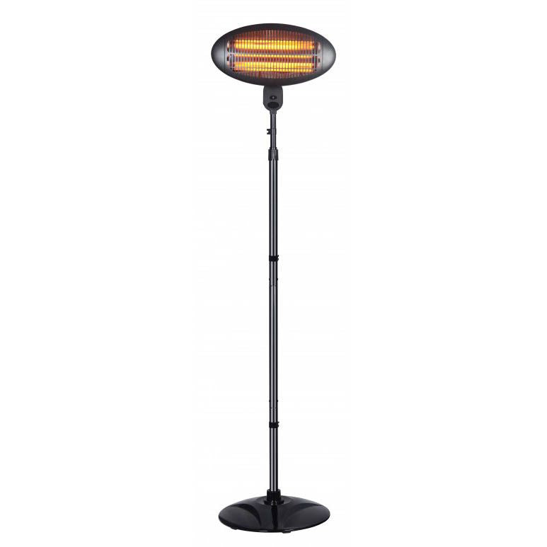 RISCALDATORE DA ESTERNO IN QUARZO 2000W 3LIV. 650/1300/2000W