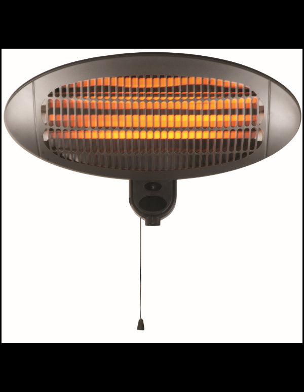 RISCALDATORE DA ESTERNO IN QUARZO 2000W 3LIV. 650/1300/2000W