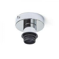 Lampada SOLO R base per soffitto cromo 230V E27 53W