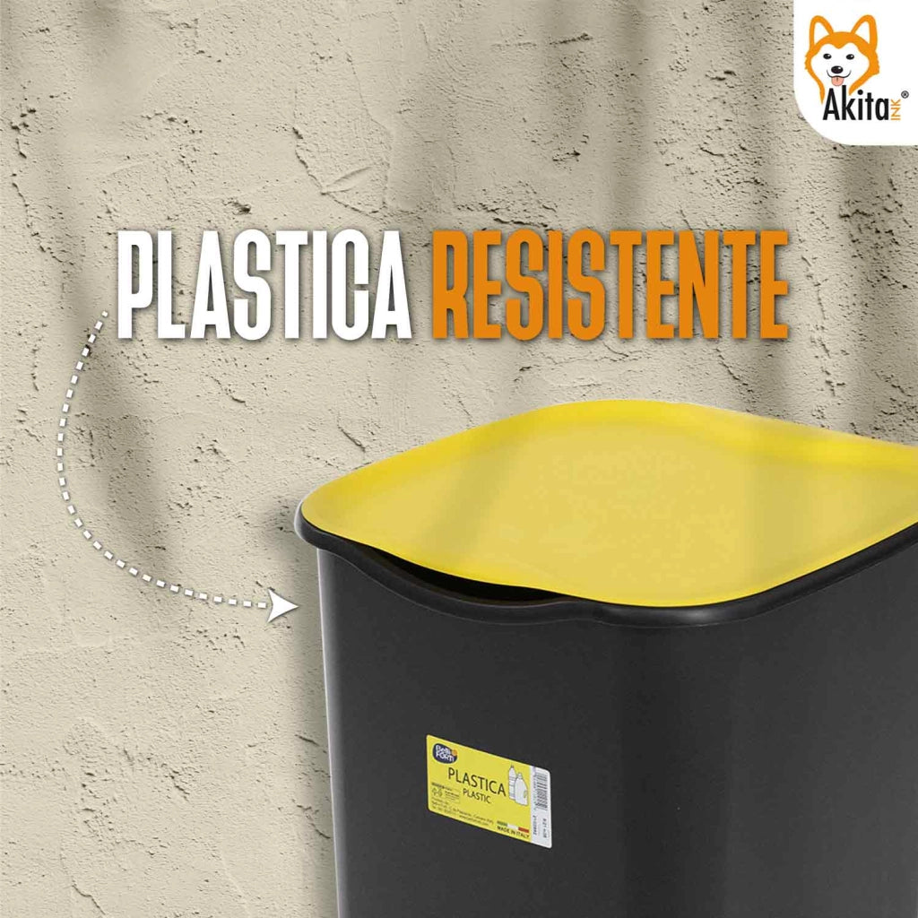 Akitaink Set 3 Pattumiere 50L Differenziata
