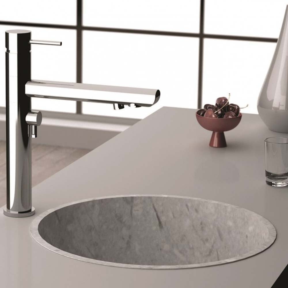 Miscelatore serie suvi lavello minimale a tre vie di ingresso con bocca girevole