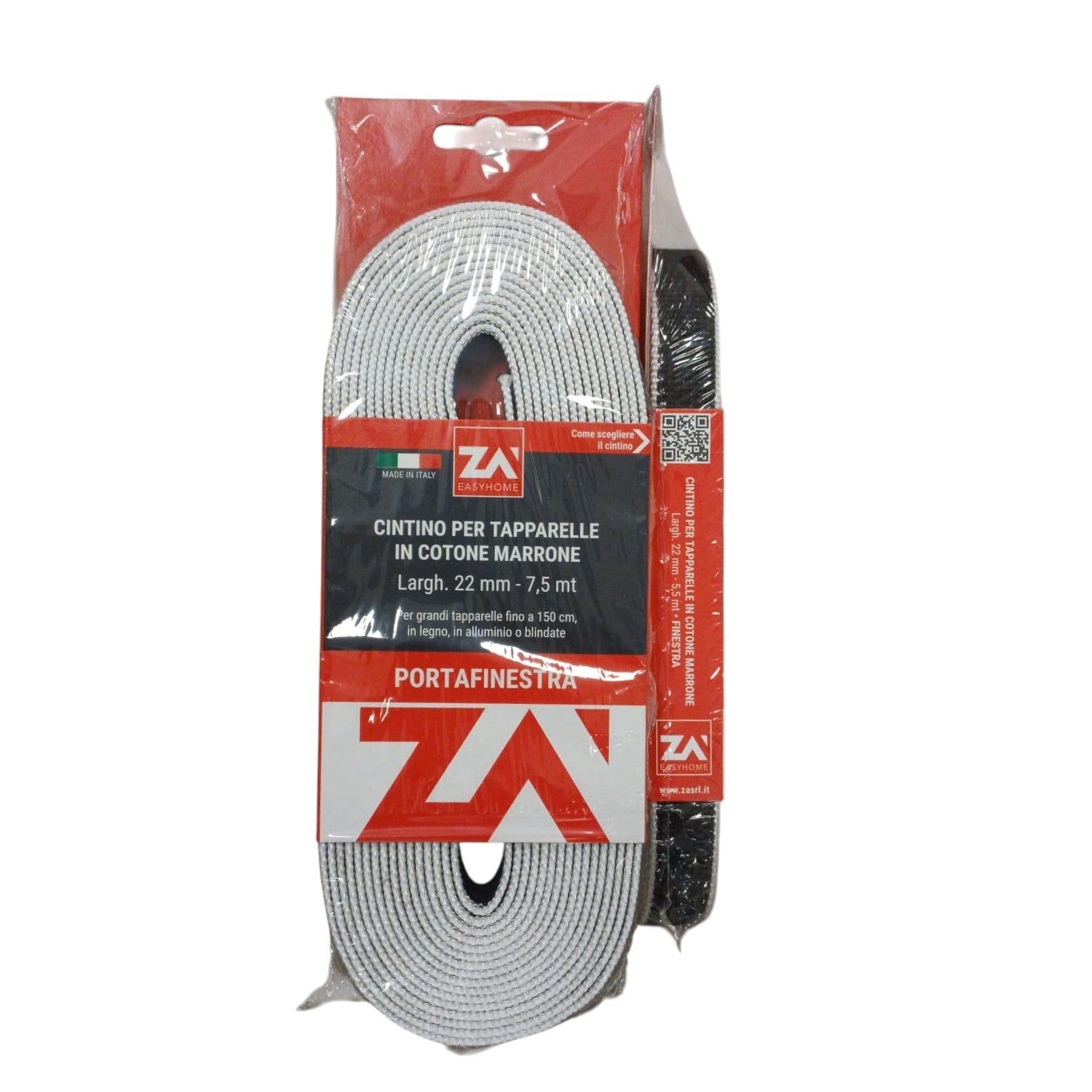 CINTINO EXTRA PESANTE 7,5M 30MM MARRONE BALCONI.