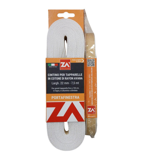 CINTINO RAYON 7,5M 22MM AVANA PER BALCONI.