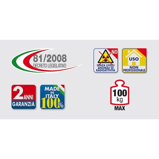 SCALA DOMUS K100 6 GRADINI 51X11XH204CM 100KG.