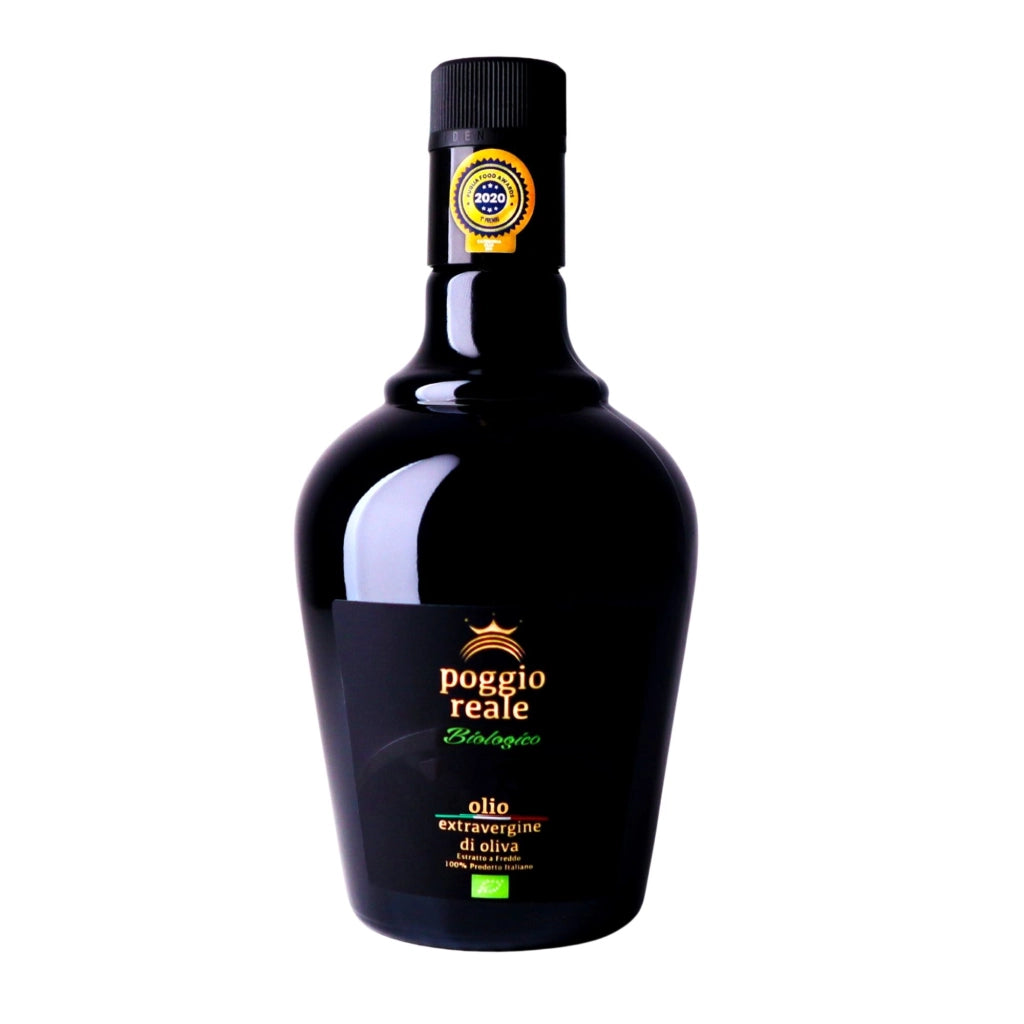 Poggio reale olio extravergine di oliva biologico ogliarola litri 0,500