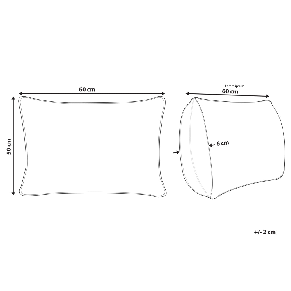 Cuscino basso da letto Rivestimento in cotone premium Imbottitura in piuma e piumino Bianco 50 x 60 cm premium