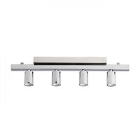 Lampadario RALLONG IV base per soffitto cromo 230V E27 4x42W