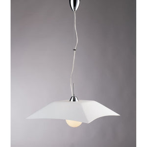 LAMPADARIO OSIRIDE E27 D.50XH120CM BIANCO QUADRO.