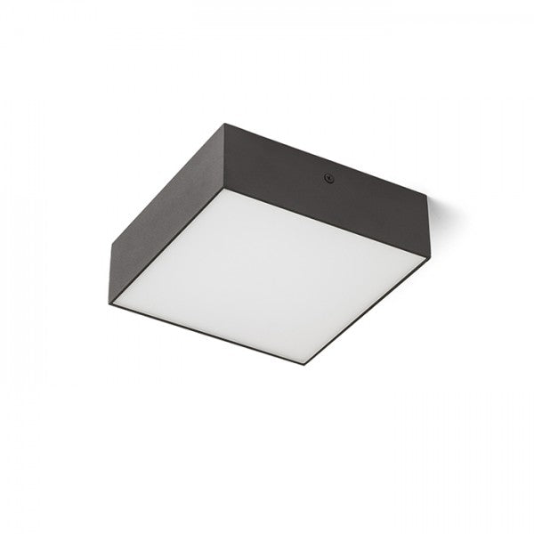 Plafoniera LARISA SQ 17 da soffitto nero 230V LED 15W 3000K