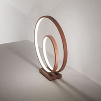 LAMPADA DA TAVOLO A LED 28W LUCE CALDA 3000K COLOR CANNELLA RITMO PERENZ