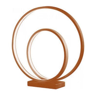 LAMPADA DA TAVOLO A LED 28W LUCE CALDA 3000K COLOR CANNELLA RITMO PERENZ