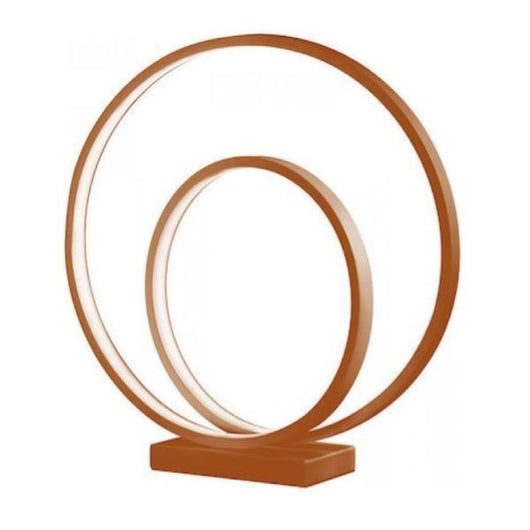 LAMPADA DA TAVOLO A LED 28W LUCE CALDA 3000K COLOR CANNELLA RITMO PERENZ