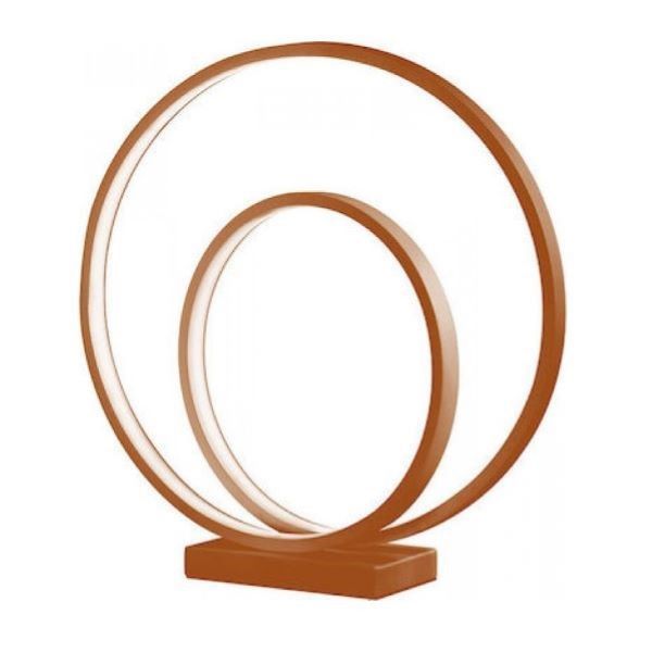 LAMPADA DA TAVOLO A LED 28W LUCE CALDA 3000K COLOR CANNELLA RITMO PERENZ