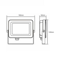 FARO PROIETTORE DA ESTERNO A LED 30W LUCE NATURALE 4000K CORTEN SKY BENEITO