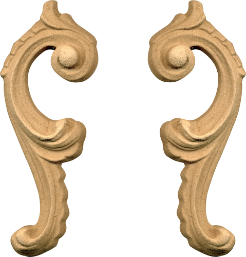 Fregio pasta di legno grezzo art034860 sx