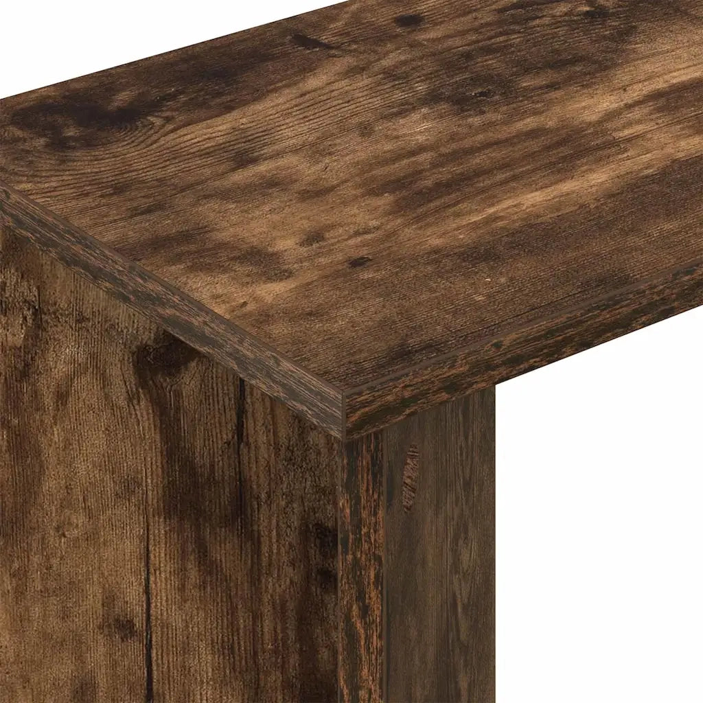 Tavolino Rovere fumé 35 x 25 x 50 cm Legno multistrato 891188