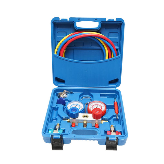 Batteria manometro a 2 vie per refrigerante AC R22 Breckner Germany