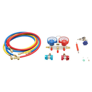 Batteria manometro a 2 vie per refrigerante AC R22 Breckner Germany