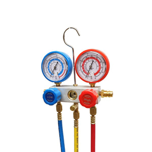 Batteria manometro a 2 vie per refrigerante AC R22 Breckner Germany