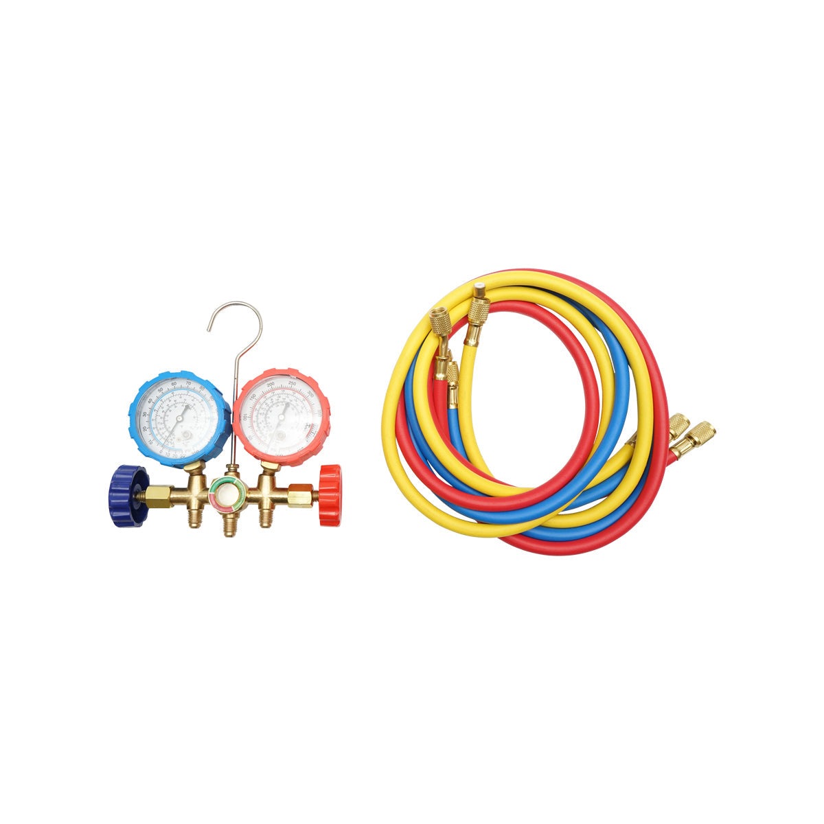 Batteria manometro a 2 vie per refrigerante AC R22 Breckner Germany