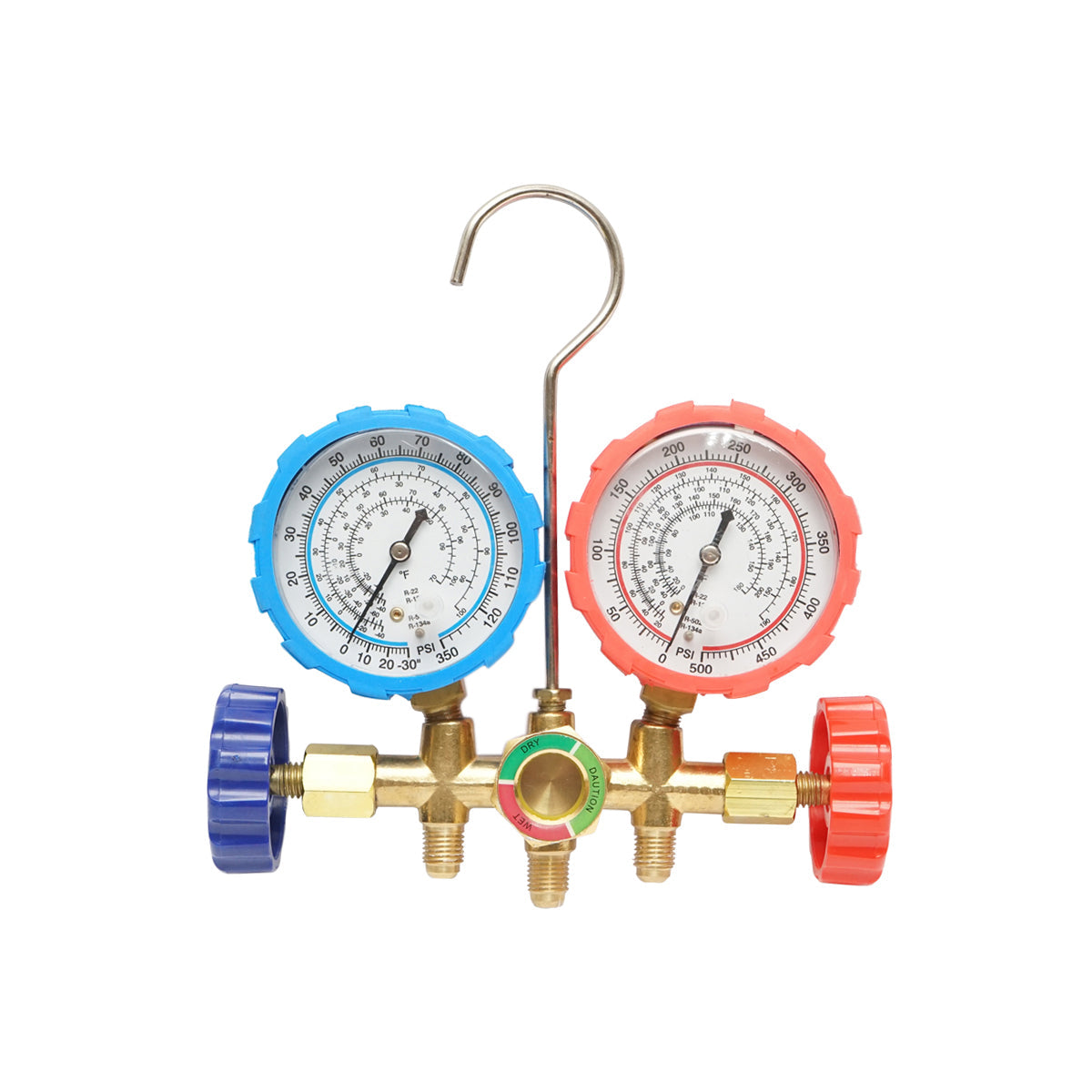 Batteria manometro a 2 vie per refrigerante AC R22 Breckner Germany