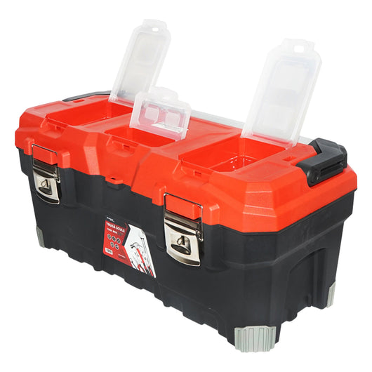 Cassetta portautensili professionale con manico in alluminio 676x314x300 mm – Breckner Germany