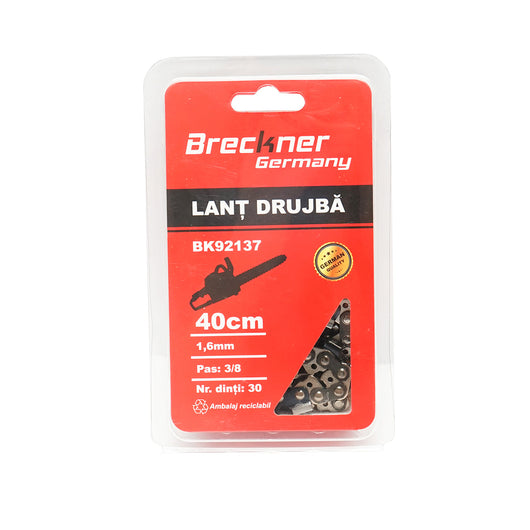 Catena per motosega passo 3/8, 30 denti, 1,6 mm, lunghezza 40 cm Breckner Germany