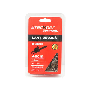 Catena per motosega passo 3/8, 34 denti, 1,6 mm, lunghezza 40 cm Breckner Germany