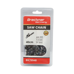 Catena per motosega, passo 325, 31 denti, 1,5 mm, lunghezza 40 cm Breckner Germany