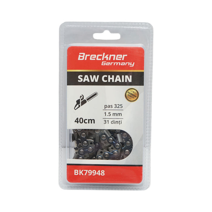 Catena per motosega, passo 325, 31 denti, 1,5 mm, lunghezza 40 cm Breckner Germany