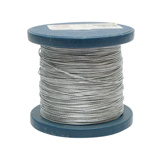 Cavo in acciaio zincato 1mm, 1x7 trefoli, carico massimo 95Kg, peso 1Kg, 200m/rotolo