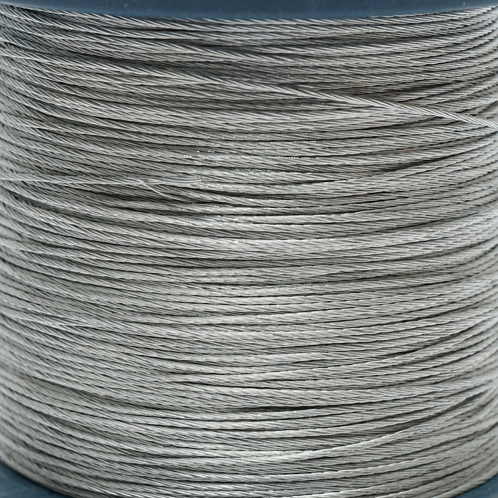 Cavo in acciaio zincato 1mm, 1x7 trefoli, carico massimo 95Kg, peso 1Kg, 200m/rotolo