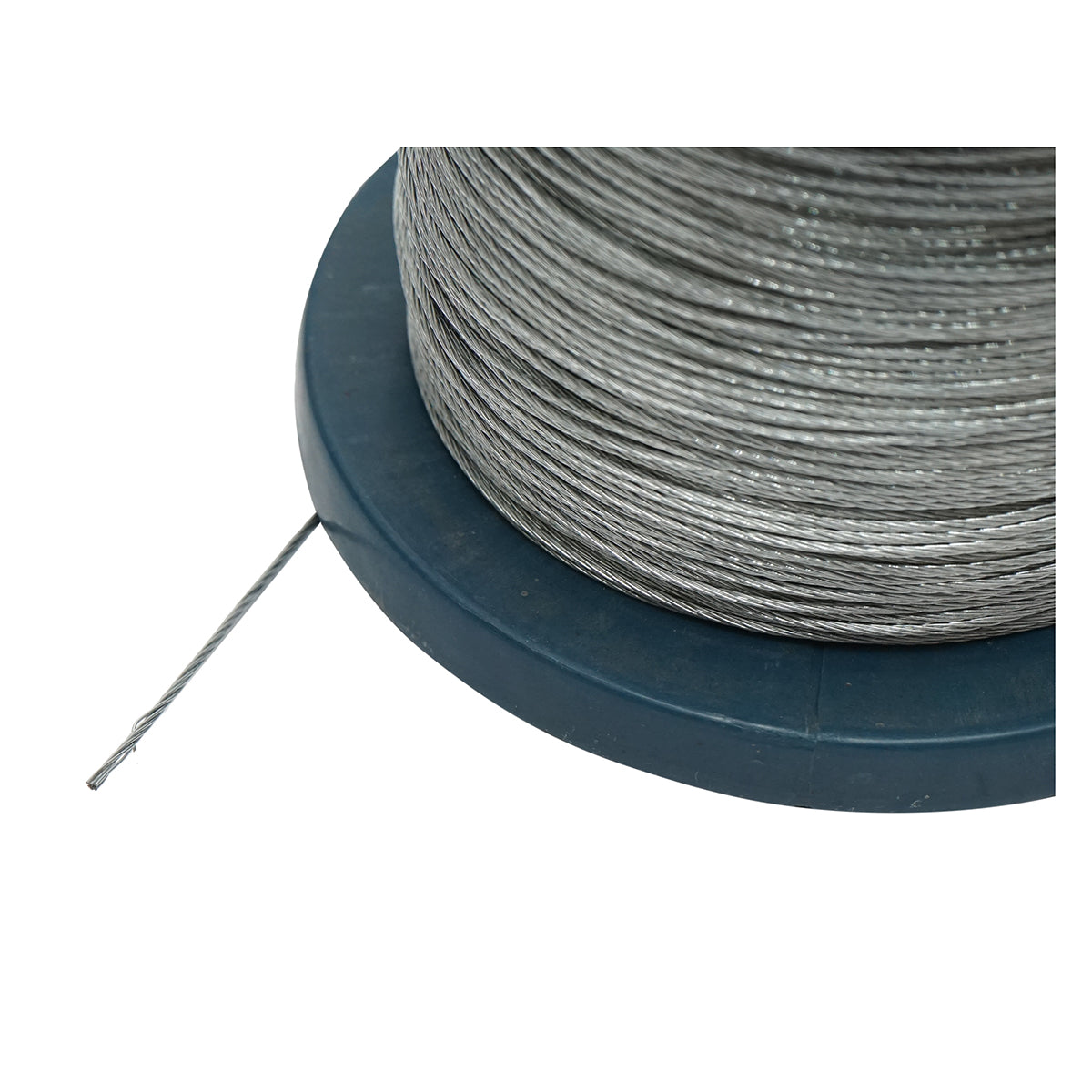 Cavo in acciaio zincato 1mm, 1x7 trefoli, carico massimo 95Kg, peso 1Kg, 200m/rotolo