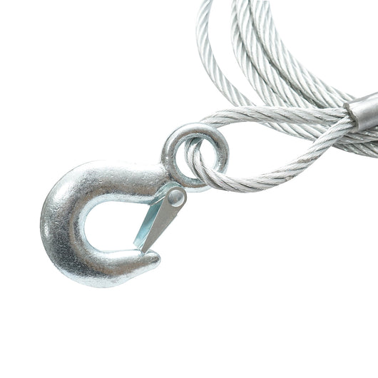 Cavo/fune di traino in metallo con gancio autobloccante 3,4 m fi 9 mm, carico massimo 6 T Breckner Germany