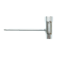 Chiave per candele per motosega 13x19x130mm con cacciavite Torx incluso